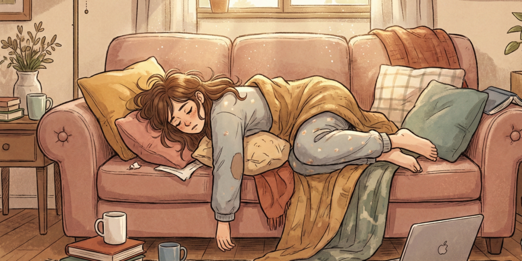 Expresión estar hecho polvo. Aprende español online