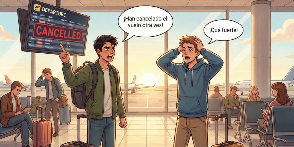 Expresión qué fuerte. Escuela online de español