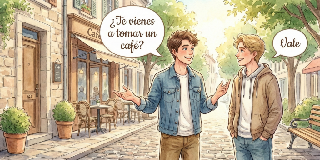 Vale. Expresiones típicas del español