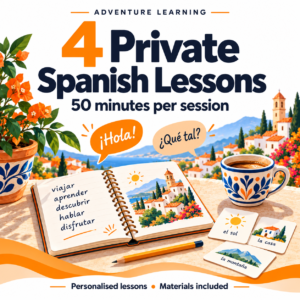 4 Private Online Spanish Lessons.
