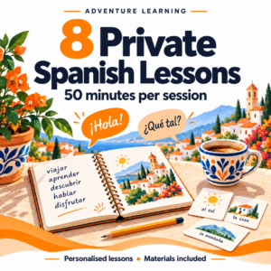 8 Private Online Spanish Lessons.